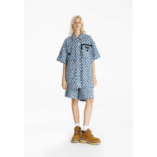 MWM Unisex σορτς Tapestry Denim Shorts